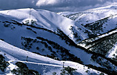 Alpine National Park, das Skigebiet von Mt. Hotham, Victoria, Australien