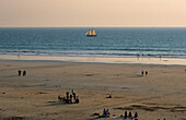 The famous Cable Beach at sunset, Broome, Western Australia, Australia