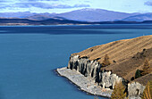 Pukaki Glacier lake. South island. New Zealand