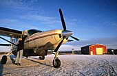 Light aircraft. Alaska. USA
