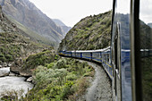 Train to Machu Picchu. Los Andes. Peru