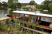 Boating on the Thames Regatta Week Near Henley Oxfordshire UK July