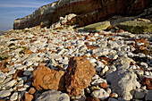 Cliffs & Shore Hunstanton Norfolk UK November