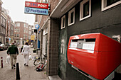 Mailbox and post sign of Netherland post.
