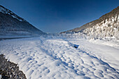 Winterlandschaft, Oberbayern, Deutschland