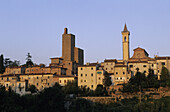 Vinci, the town where Leonardo da Vinci was born. Tuscany, Italy