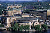 Parliament. Riksdaghuset. Gamla Stan Island. Stockholm. Sweden.