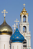 Assumption Cathedral (1559-1585), Holy Trinity-St. Sergius Lavra (monastery), Sergiyev Posad. Golden Ring, Russia