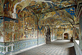 Frescoes in the Church of the Prophet Elijah (1647-50), Yaroslavl. Golden Ring, Russia