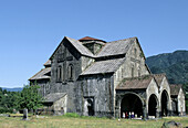 Fortified monastery of Akhtala from 13th century near Alaverdi. Armenia