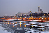 Moscow River. The Kremlin, Moscow. Russia