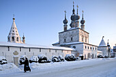 Cathedral of the Archangel Michael. Monastery of Archangel Michael founded in the 13th century, Yuriev Polskoy. Golden Ring, Russia