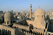 Overview on Cairo from Ibn Tulun mosque minaret, Caire. Egypt