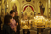 Easter holiday celebration in St. Vladimir s cathedral, Chersonesos. Crimea, Ukraine