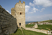 Genoese fortress (14th century), Theodosia. Crimea, Ukraine