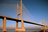 Vasco da Gama bridge over Tejo river, Lisbon. Portugal