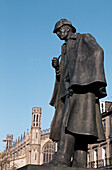 Sherlock Holmes statue. Picardy Place. Edinburgh. Scotland. UK.