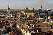 View from St. Olaf church. Tallinn. Estonia.