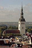 View from St. Olaf church. Tallinn. Estonia.