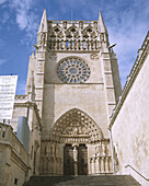 Sarmental gate, Gothic cathedral. Burgos. Spain