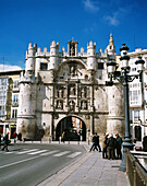 Puerta de Santa María, gate of the old town. Burgos. Spain