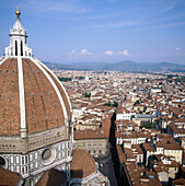 Santa Maria del Fiore cathedral dome. Florence. Italy