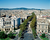 Les Rambles. Barcelona.Catalonia. Spain.