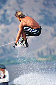 Wakeboarding. Columbia River. Washington. USA