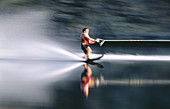 Waterskiing. Columbia River. Washington. USA