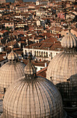 Domes of the Saint Mark s Basilica. Venice. Italy