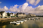 Le Pouliguen, harbor view. Brittany. France