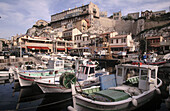 Fishing boats. Vallon des Auffes. Marseille. France