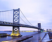 Benjamin Franklin Bridge. Philadelphia. Pennsylvania. USA