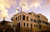 Government House in Christiansted. Saint Croix Island. U.S. Virgin Islands