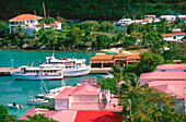 Cruz Bay in Saint John Island. U.S. Virgin Islands