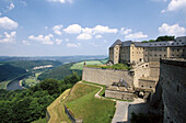 Konigstein Castle (13rd-18th centuries). Konigstein. Saxony. Germany