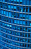 Detail of a new buildings in Potsdamerplatz in Berlin. Germany