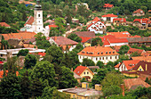 Divin Village from the Castle. Bratislava area. Slovakia