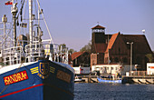 Hel fishing harbor. Pomerania. Poland