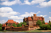 Europe s largest gothic castle (13th century). Malbork. Pomerania. Poland