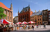 Old Town Hall square. Rynek Staromejski. Pomerania. Poland