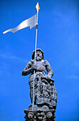 Hussite Jan Zizka statue. Tabor. South Bohemia. Czech Republic