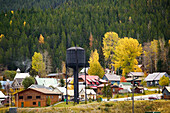 Yoho National Park in autumn, Historic Field from Trans-Canada Hwy. British Columbia, Canada