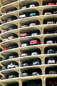 Marina City, circular parking garage. Chicago. Illinois, USA