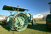 Western Development Museum and Village, old farm tractor. North Battlerford. Saskatchewan, Canada