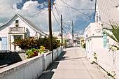 Bahamas, Abacos, Loyalist Cays , Green Turtle Cay, New Plymouth: Parliament Street Detail