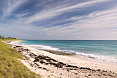 Bahamas, Abacos, Loyalist Cays , Elbow Cay , Elbow Cay, Hope Town: Hope Town Beach North / Morning