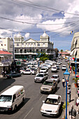 Barbados, Bridgetown: Traffic on Broad Street