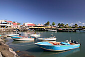 French West Indies (FWI), Guadeloupe, Basse-Terre, Trois-Rivieres: Town Harbor