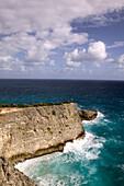 French West Indies (FWI), Guadeloupe, Marie-Galante Island, Gueule Grand Gouffre: Rocky Shoreline, North Coast